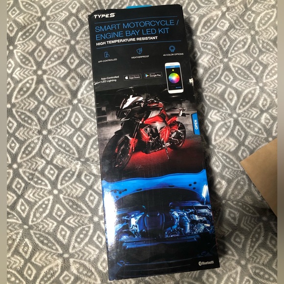 TYPE S SMART MOTORCYCLE/CAR ENGINE LED BAY LIGHTS KIT - Picture 2 of 4